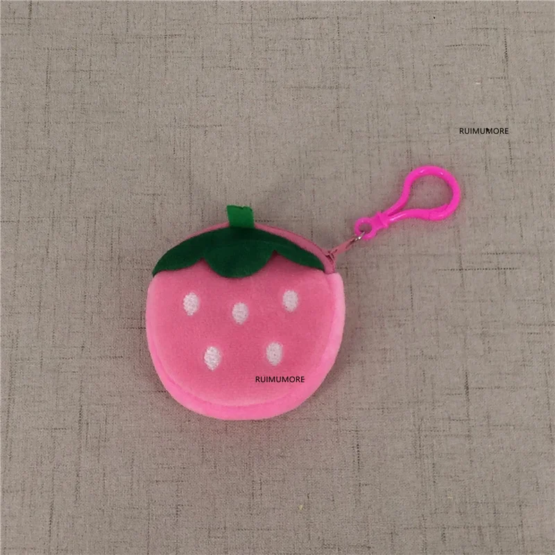 Прибл. 8-22 см Плюшевый Кошелек с фруктами 3 размера новый плюшевый в виде клубники