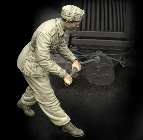 Unassambled 1/35 древний воин работа всего одна фигурка(без двигателя) смола фигурка набор миниатюрных моделей Неокрашенная