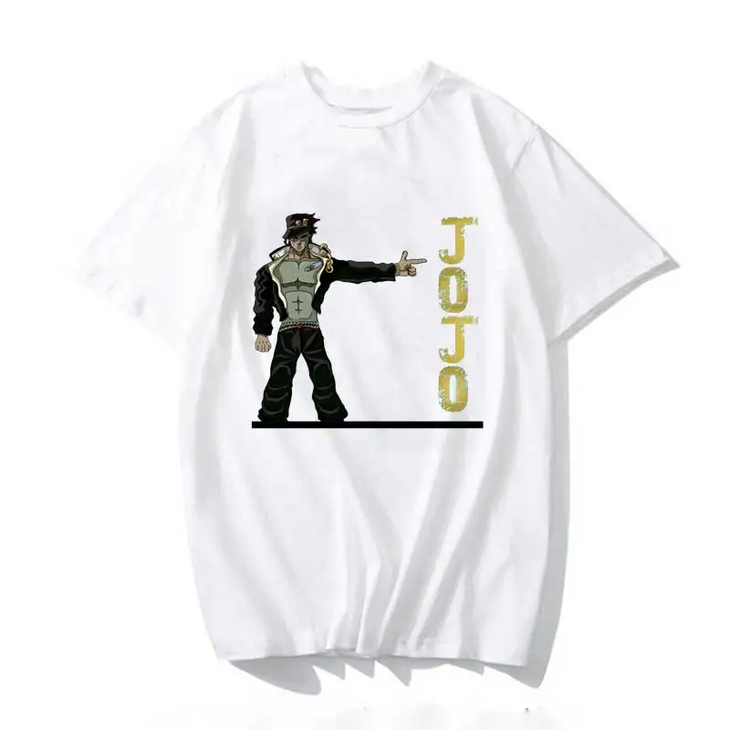 

2020 Jojo Bizarre Adventure Jotaro V2 T Shirt Men Kawaii Tops Cartoon Karate Graphic Tees Tee Shirt Unisex Harajuku Shirt Male