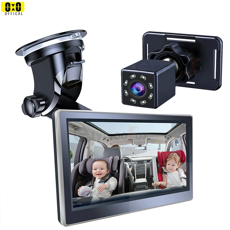 Зеркало видеоняня 5 дюймов ЖК дисплей ночное видение|Мониторы для авто| |