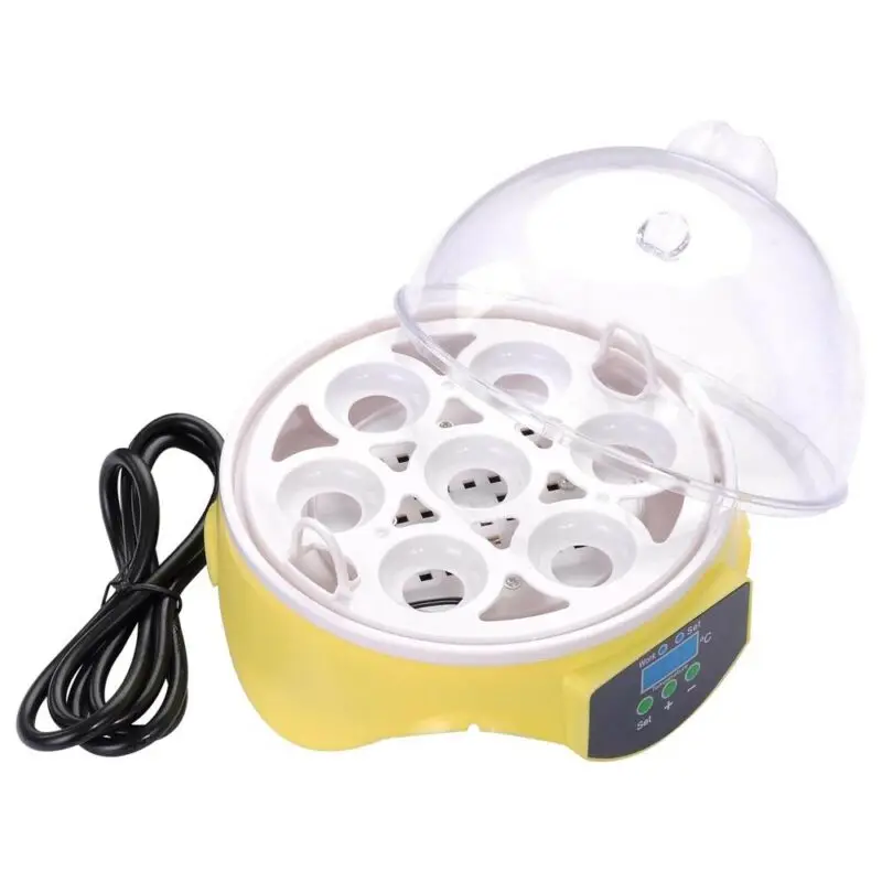 

Digital 7 Egg Mini Incubator Chicken Duck Bird Quail Hatcher Temperature control