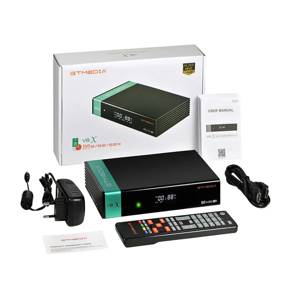 

Receptor V8X FTA satellite receiver DVB-s2/S2X full hd with USB wifi Digital Satellite Receiver TV Box