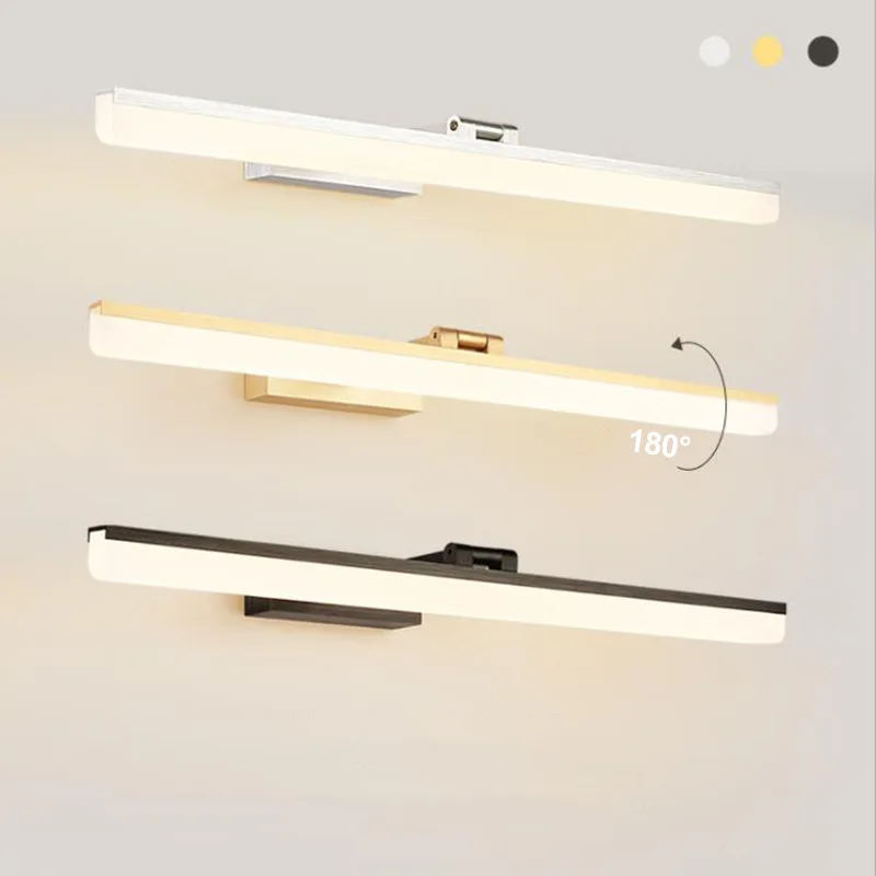 

LED Wall Lamps Makeup Mirror Front Light Led Bathroom Light Rotatable Modern Lamp For The Bathroom Home Decor Indoor Lighting