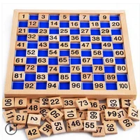 educational wooden toys 1 100 digit cognitive math toy teaching logarithm version kid early learning toy