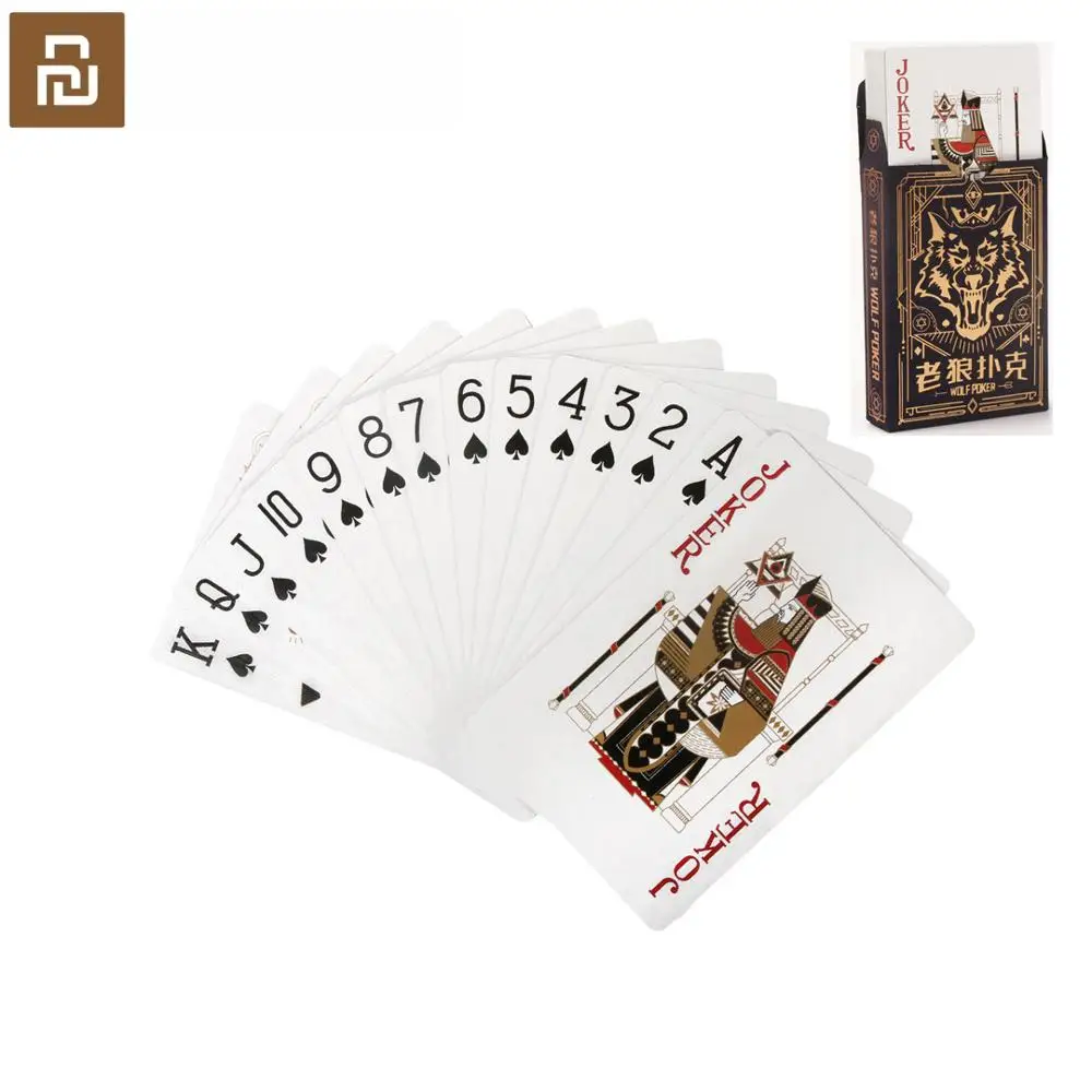 54 шт Youpin покер игральные карты игровой набор Классический пластик Магия прочный