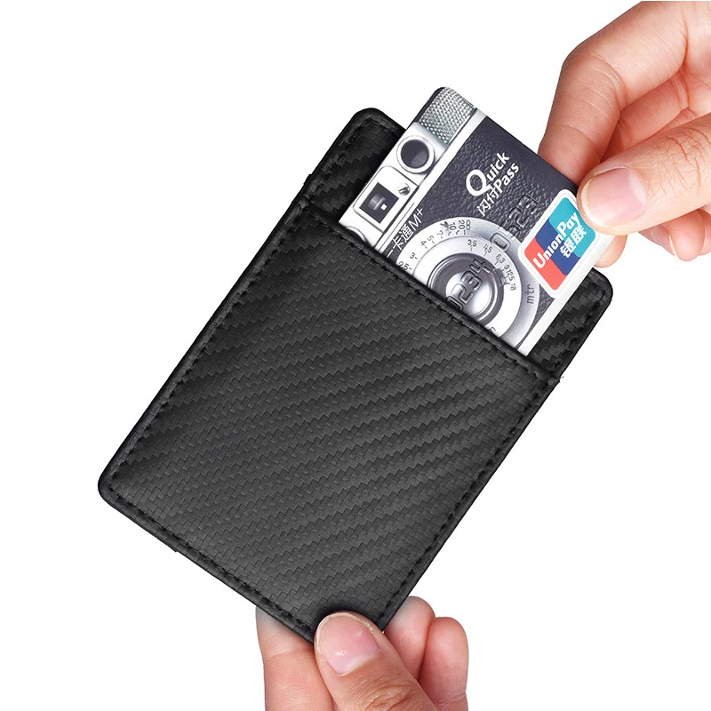 Кошелек кожаный тонкий с отделением для карт и RFID защитой|Держатели пропусков| |