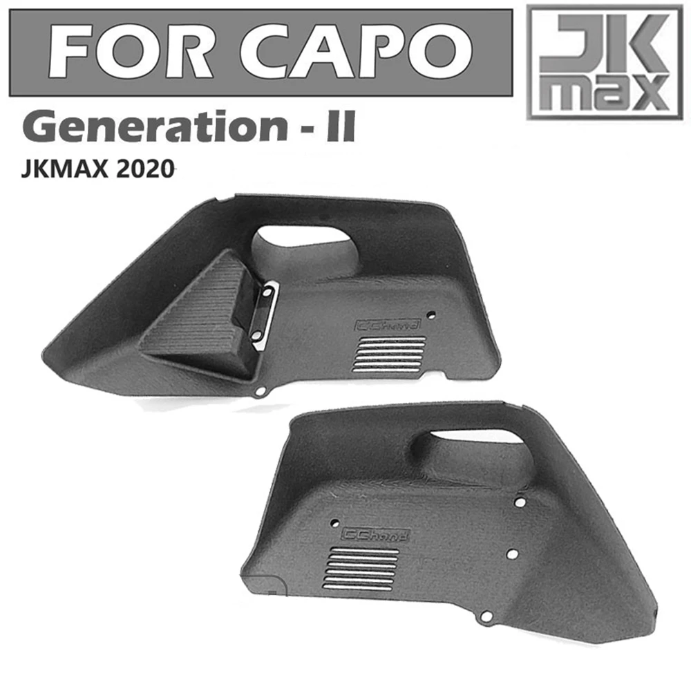 2Pcs Mudguards For CAPO JKMAX Mud Flaps Splash Guards Fender Car Mudflaps JK MAX Front Wheels enlarge