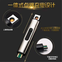 usb lighter honest creative fashion cylindrical tungsten wire rechargeable lighter cigarette accessories men and women gifts