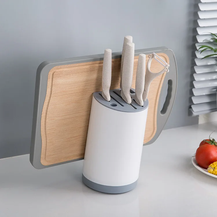 

Multifunctional Kitchen Knife Storage Rack Household Knife Holder Creative Cutting Board Storage Rack Kitchen Accessories