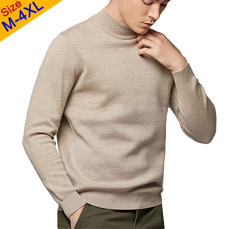 2019 свитер с ложным воротником пуловер для мужчин качественный Мужской осенне