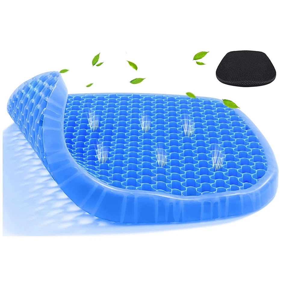 Гелевая подушка на сиденье Двойная Толстая Подушка в форме яйца для снятия