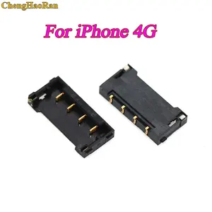 1PCS Battery FPC Plug Connector Battery Holder Clip Contact Replacement on Motherboard for Iphone 4 4G Iphone4 4pin