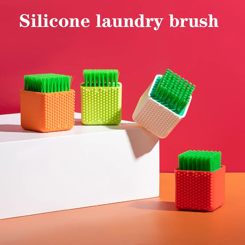 Силиконовая Чистящая Щетка для кухни и ванной 1 шт. | Дом сад