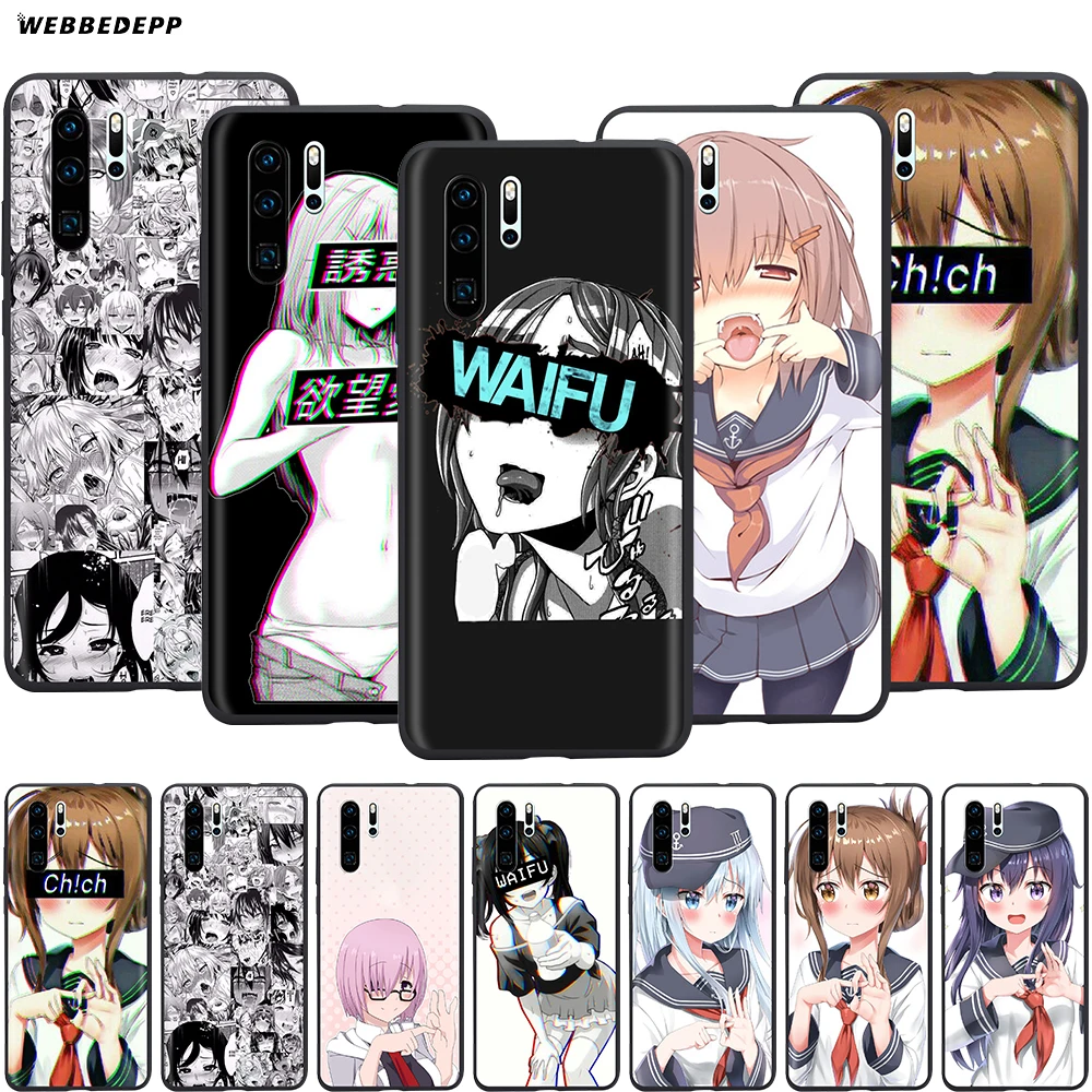 Webbedepp Hentai Harajuku аниме девушка чехол для Huawei Honor 6A 7A 7C 7X 8 8X 8C 9 9X 10 20 Lite Pro Note View |