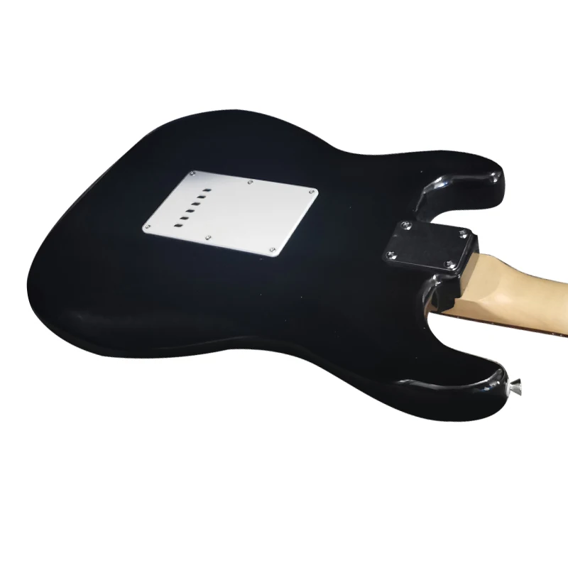 Электрогитара ST 6 струн красный черный зеленый цвет музыкальный инструмент |