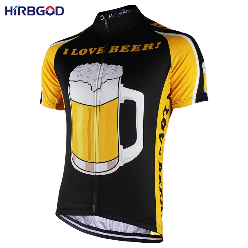 

HIRBGOD Men's Cycling Jersey Beer Celebrating Custom Outdoor Breathable Bike Shirt Top Maillot Ciclismo Hombre Verano,TYZ079-01