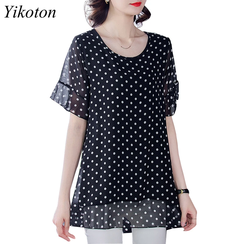 Летнее платье женские рубашки блузка и топ свободного размера плюс Туника 2021