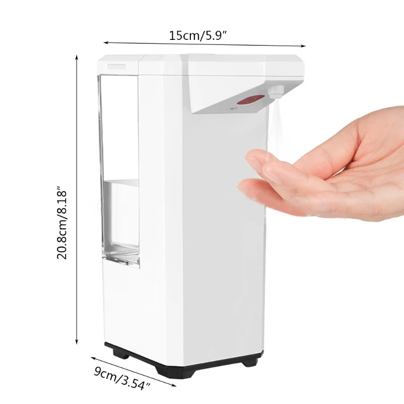 

Automatic 500ML Disinfection Spray Soap Dispenser Sensor Touchless Hand Sanitizer Alcohol Atomizer with Infrared Sensor
