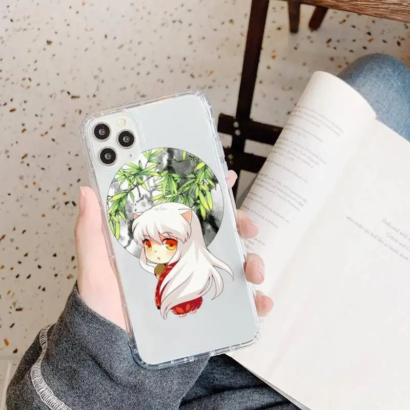 

Anime Inuyasha Higurash Japan Phone Case Transparent soft For iphone 5 5s 5c se 6 6s 7 8 11 12 plus mini x xs xr pro max
