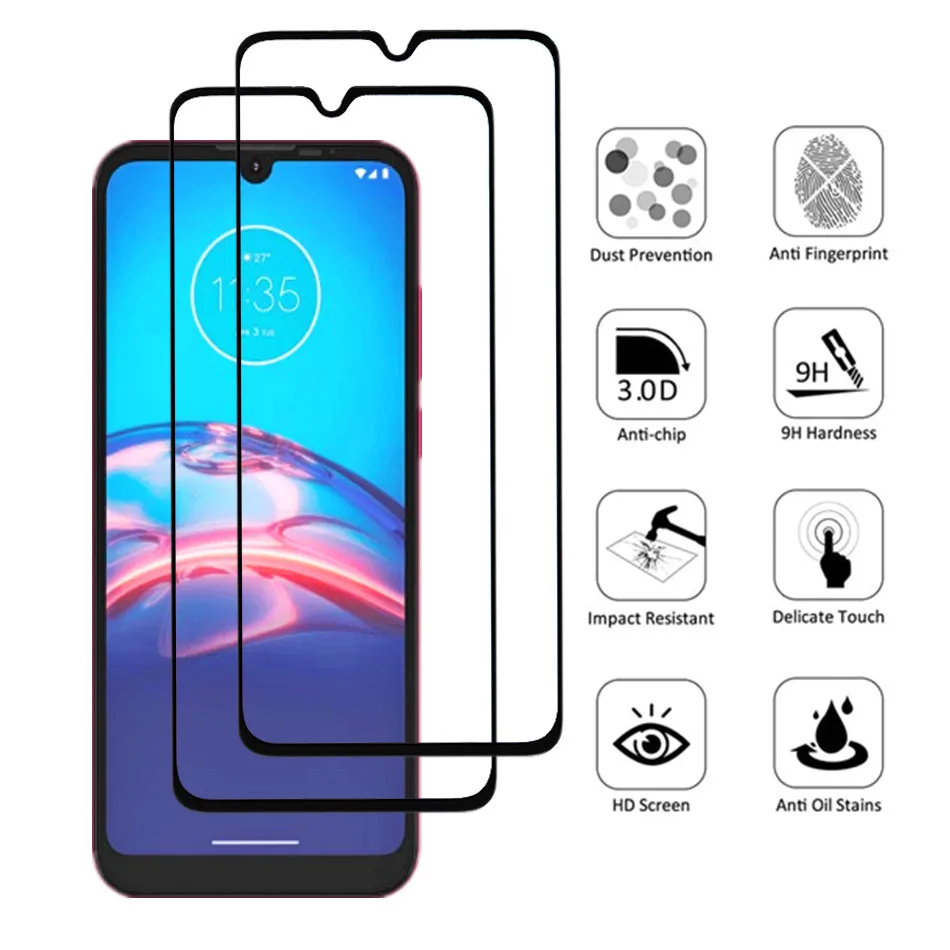 Распродажа стекло для Motorola E6I защита экрана 9D закаленное полное покрытие