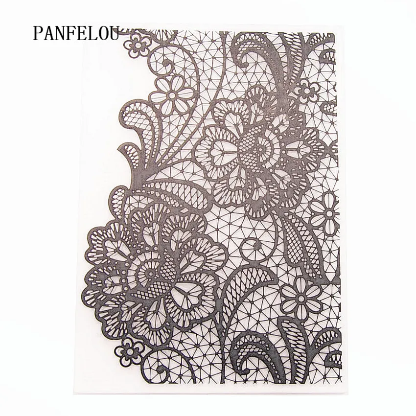 PANFELOU 10 5x14 8 см Цветочные водопады папки для тиснения пластика скрапбукинга DIY