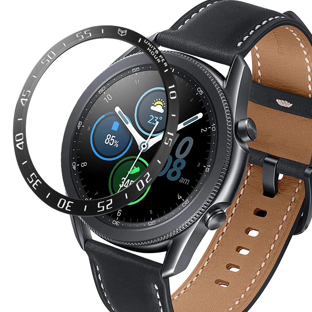 Металлический защитный чехол для Samsung Galaxy Watch 3 45 мм 41 46 42 Gear S3 Frontier | Наручные часы