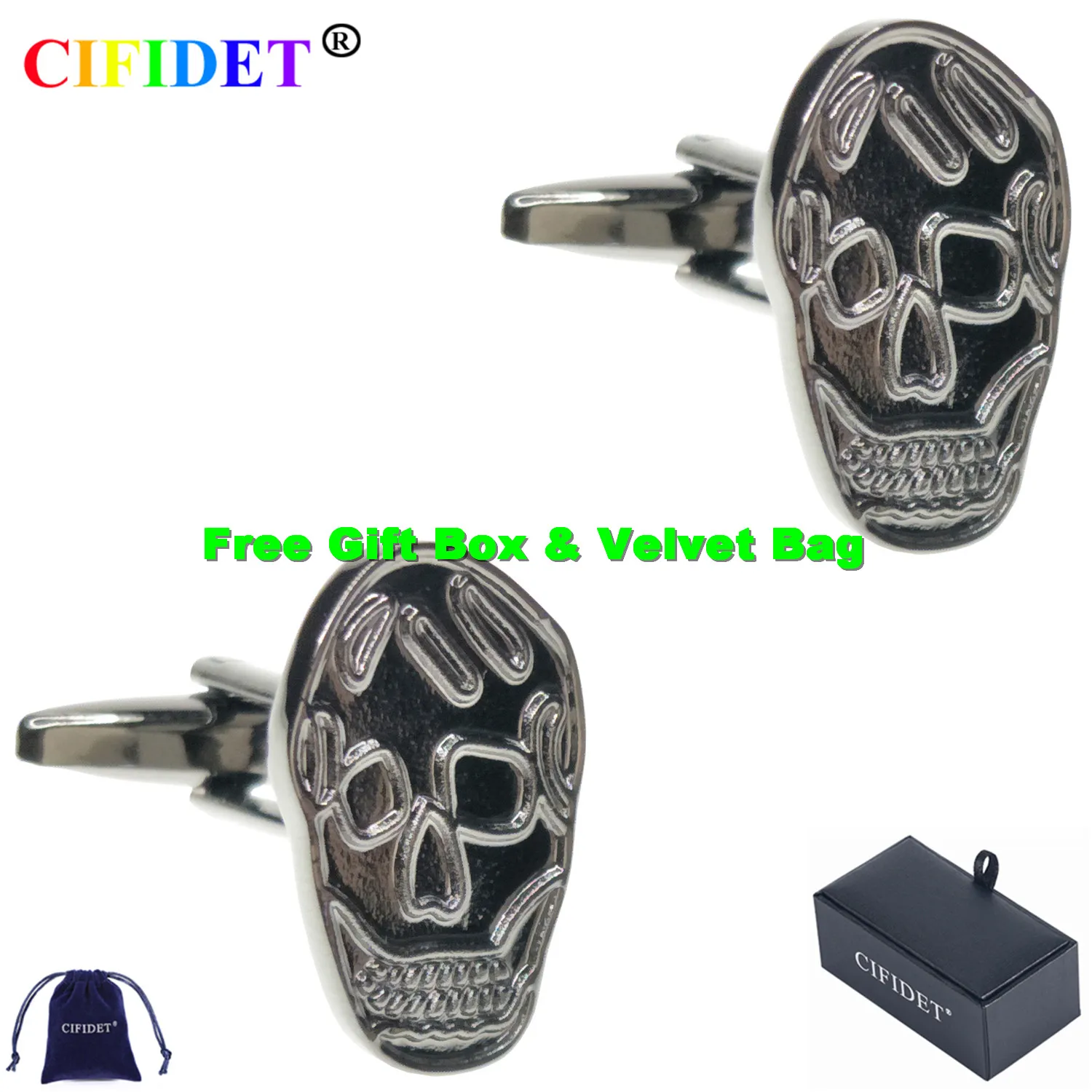 

Модная черная Бриллиантовая запонка CIFIDET забавная запонка с бархатной сумкой и подарочной коробкой ювелирные аксессуары подарок для мужчи...