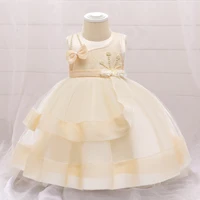 little girls dress newborn infant dress for baby girl baptism lace 0 24m birthday princess dresses flower wedding dress