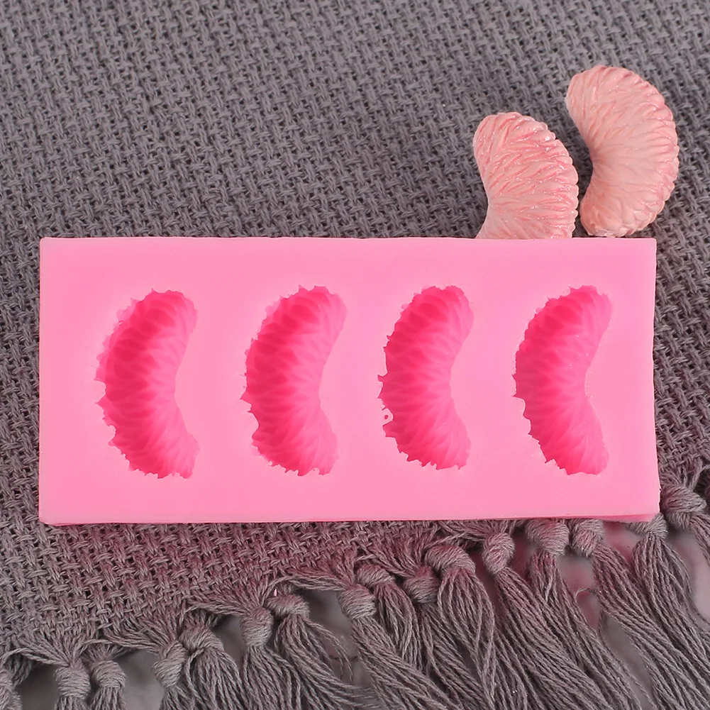 Выпечки королевы оранжевые формы 3D силиконовые помадные для украшения торта