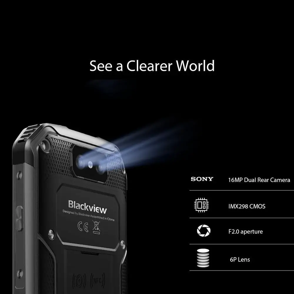 Blackview BV9500 Plus смартфон 5," 4 Гб ОЗУ 64 Гб ПЗУ Android 9,0 IP68 водонепроницаемый мобильный телефон Helio P70 10000 мАч мобильный телефон