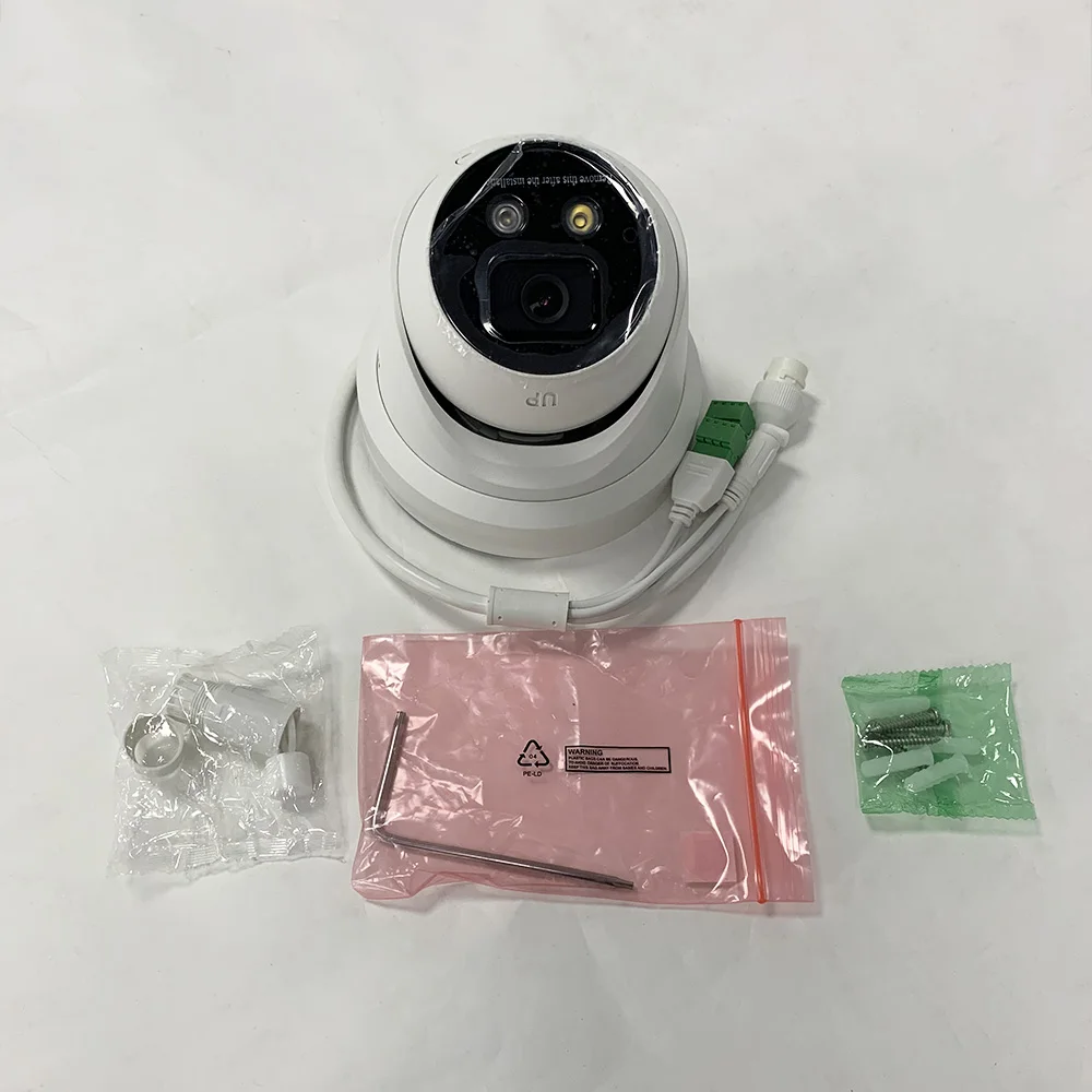

HIKVISION DS-2CD2386G2-ISU/SL 4K AcuSense стробоскосветильник звукоПредупреждение, IP купольная сетевая камера H.265 + IP67, водонепроницаемая EZVIZ
