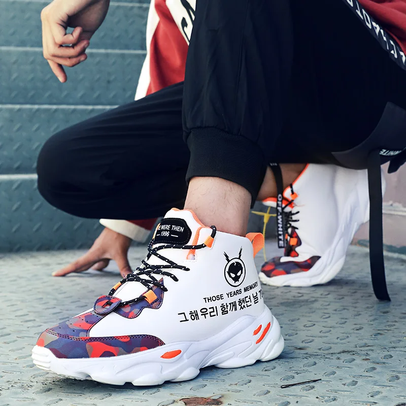 

New Big Size 45 Men Basketball Shoes Couple Midium Cut Basketball Sneakers Sport Shoes Zapatillas Basquetbol Basket Homme