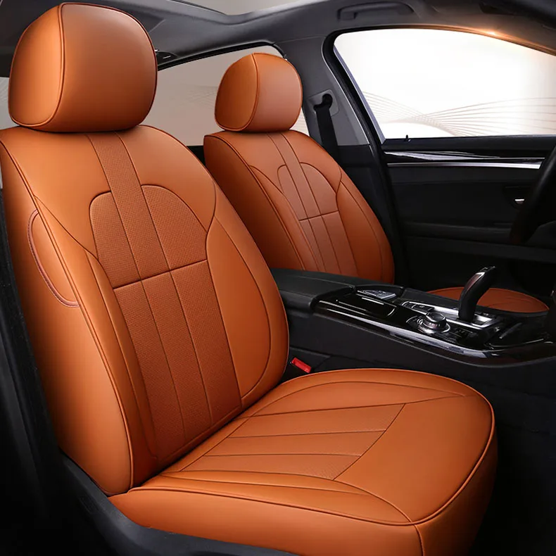 Funda personalizada para asiento delantero de coche, accesorio de estilo para modelos Volvo XC60, XC90, S60L, S90, V40, V60, S60, V70 y S40, 2 unidades