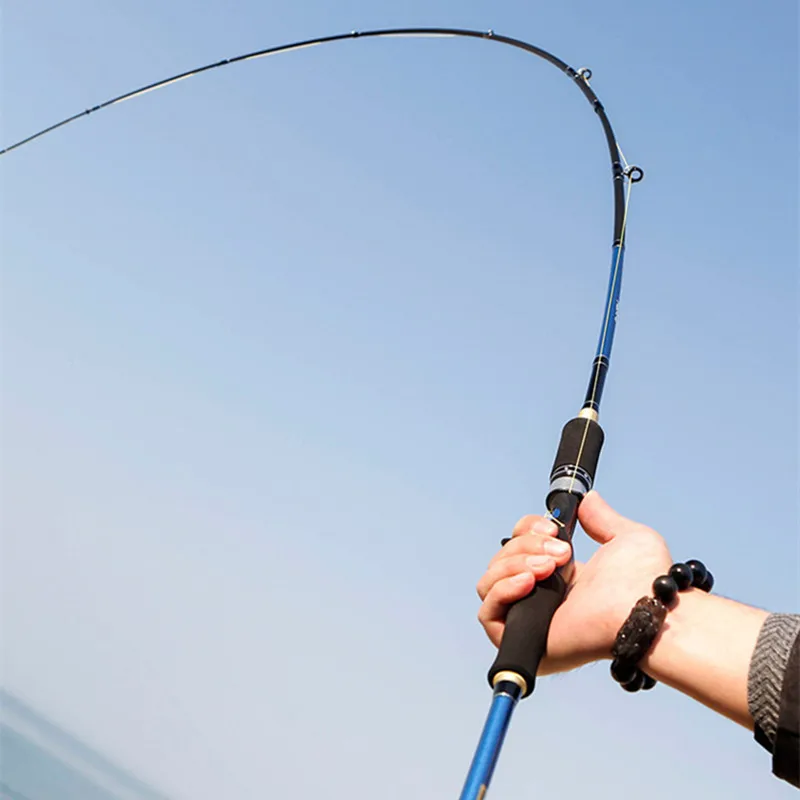 

2 tips Spinning Fishing Rod 100% Carbon Surper Hard Fishing Pole 3 Sections Casting Lure Fishing Rod 1.8m 2.1m 2.4m