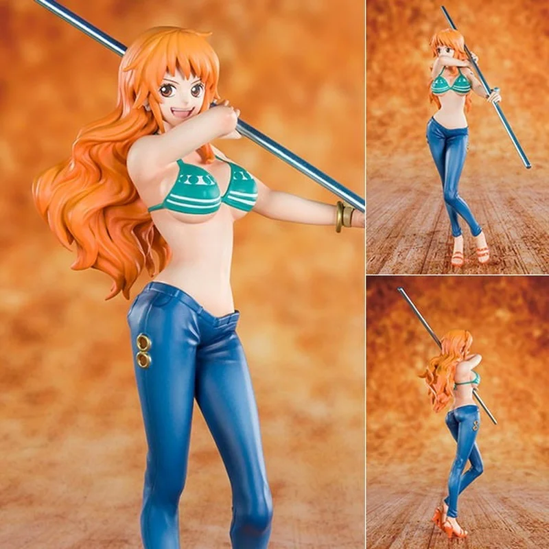 

Japanese Anime 20th Anniversary Nami PVC Action Figure Toy Game Statue Collectible Model Doll Children Gift Figma