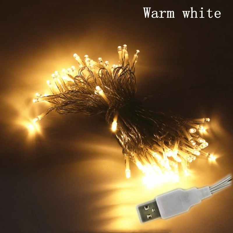 DC 5V USB Powered String Lights 2m/3m/10m LED Fairy Light Waterproof Garland for Holiday Christmas Wedding Party Decoration