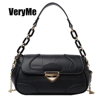 VeryMe 2020 New Style Leather Women Bag Fashion Clutch Women Shoulder Bag Underarm Bags For Women Lipstick Handbag