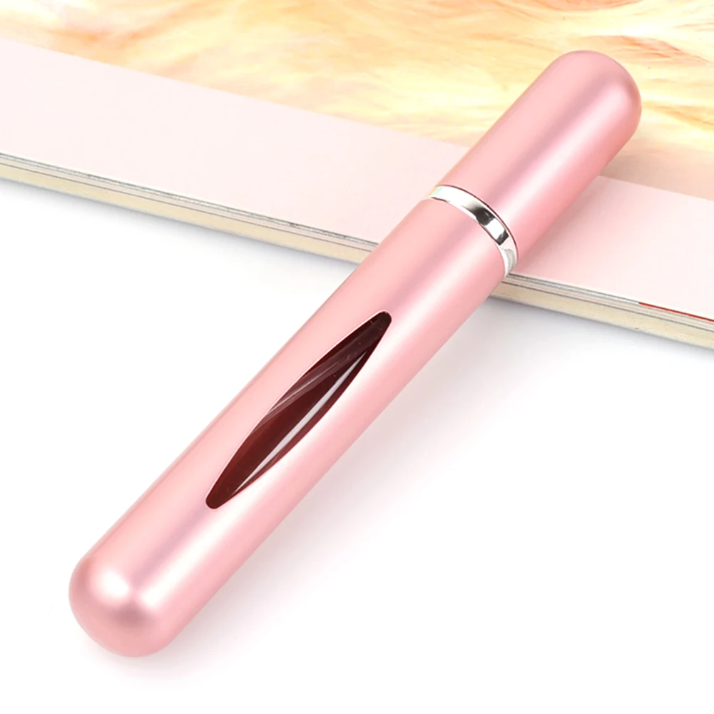 Мини Алюминиевые Духи 5 мл спрей Заправляемый флакон распылитель портативная