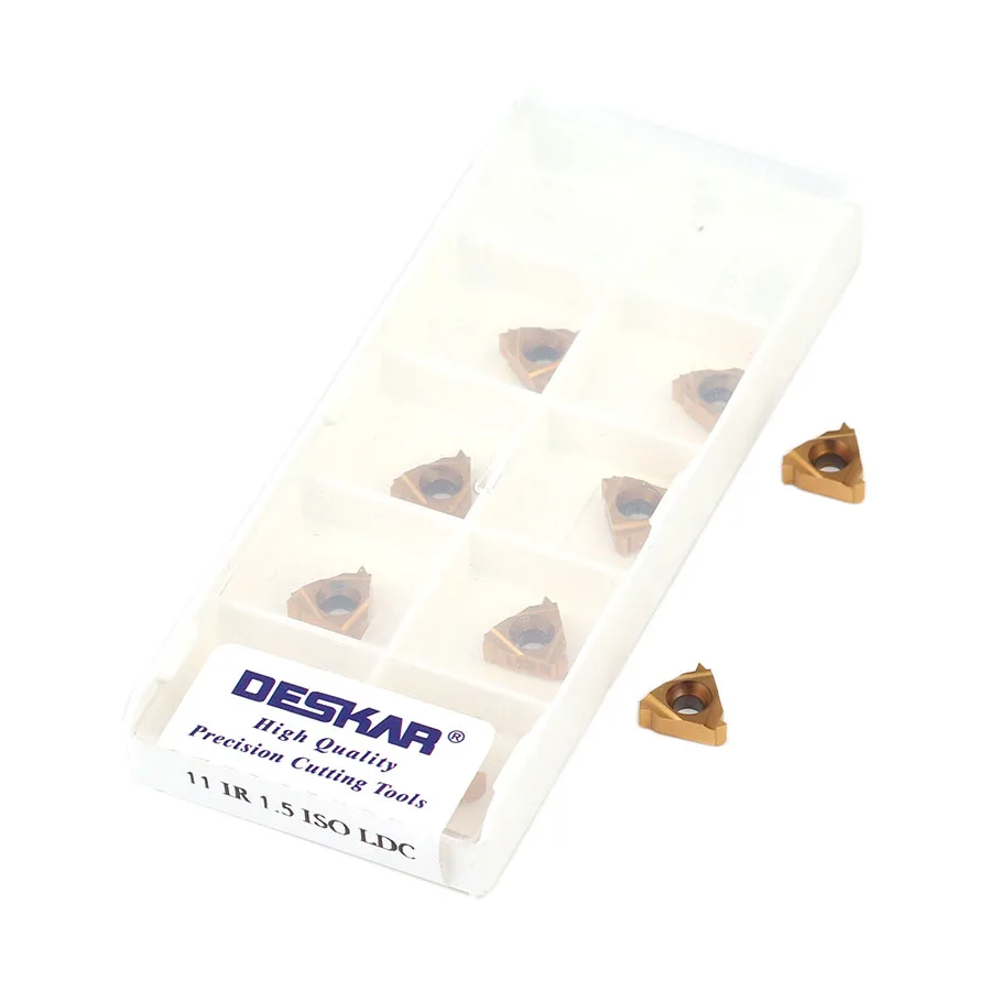 Карбидная Резьбовая вставка для токарного станка с ЧПУ 08IR 11IR A55 A60 LDC 1.0ISO 1.5ISO 2.0ISO