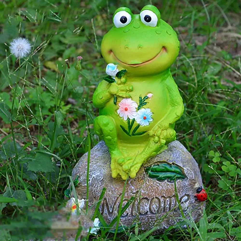 2 шт. Прекрасная лягушка ремесло миниатюрная искусственная амималь модель