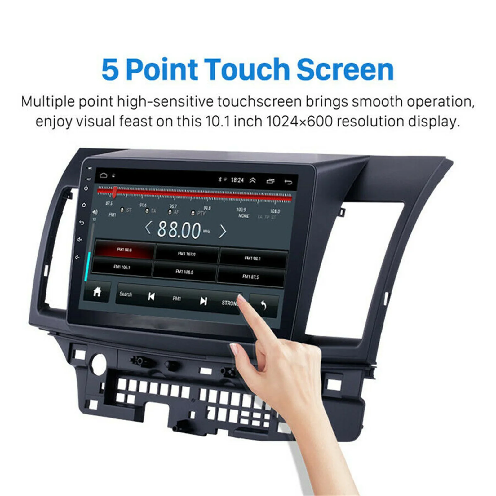 Автомагнитола Artudatech 2 Din 10 дюймов 8 1 GPS Navi Stereo подходит для Mitsubishi Lancer EX 2008-2015 2011 2012 2013