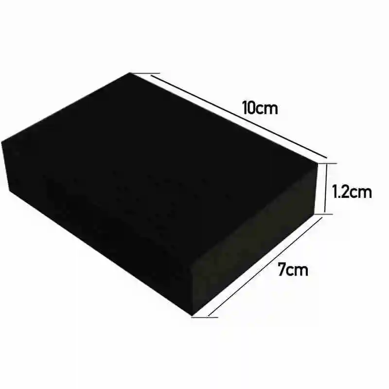 

1Pcs Black Emery Melamine Sponge Magic Sponge Eraser Melamine Cleaner for Kitchen Office Bathroom Cleaning Nano Cleaning