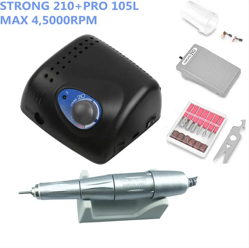 45000 об/мин серебряный наконечник STRONG 210 PRO 105L Стоматологическая лаборатория BTMARATHON