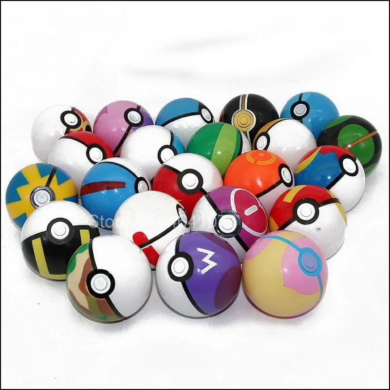 Takara Tomy Pokemon pikachu Pet Elf Ball покебол Pikachu 7 см всплывающие тыкать шарики фигуры для
