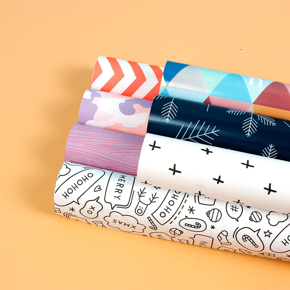 Оберточная бумага для Пинга в простом стиле рулон 50 Х70 см свадьбы детского дня