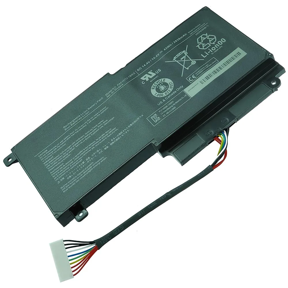 PA5107U-1BRS Аккумулятор для ноутбука Toshiba Satellite P50-b P55t-a P55t-A5116 S55-A5295 S55t-A5202 S55t-A5337 S55t-A5389