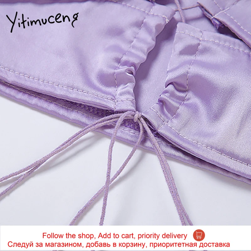 

Ytinuceng Halter Backless Short Tank Tops Women Lace Up Sexy Club 2021 Summer Fashion Bandage Vest Wrap Chest White Cami Tops