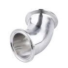 Труба 51 мм с внешним диаметром 2 дюйма, с тремя зажимами, санитарная труба из нержавеющей стали 304 с углом 45 градусов, фитинг для домашнего пивоварения, дневника