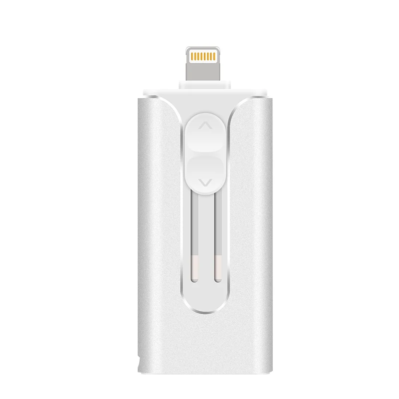 

Metal USB FlashDrive 128GB OTG Drive 32GB 64GB USB 3.0 Flash Disk for iPhone 11 Pro/XR/XS Max USB Memory Stick 256gb Logo Custom