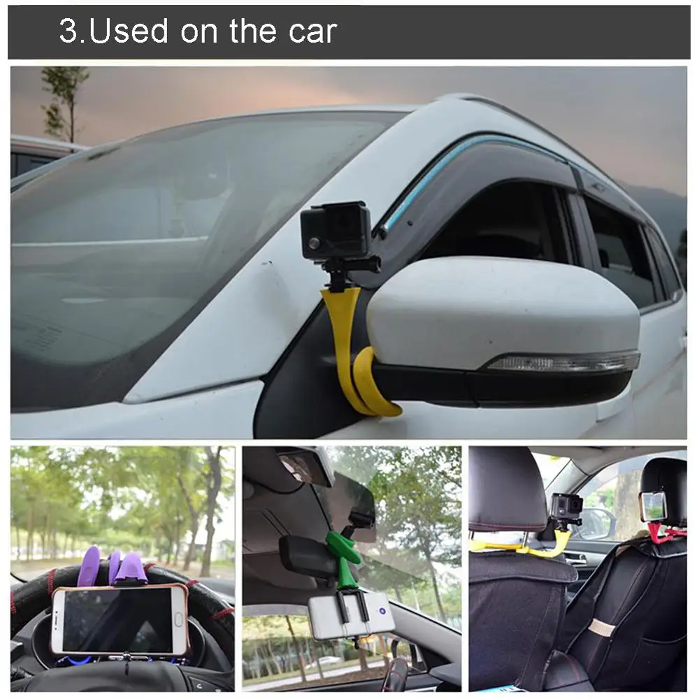 Набор аксессуаров Anordsem для Gopro гибкая селфи Палка с креплением камеры Hero 8 7 6 5 4 3 DJI